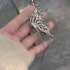 New style, elegant and high-end butterfly tassel ear clips, niche design, no ear holes, ear bone clips, personalized earrings for women wholesale Application Scenario